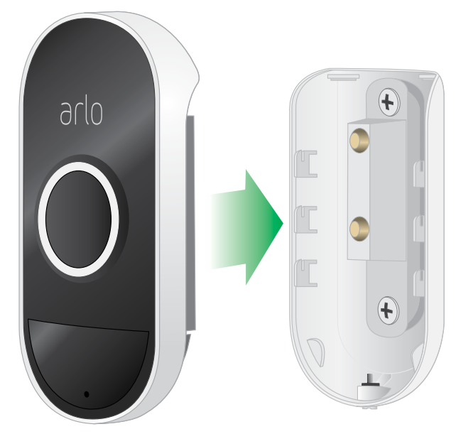 How do i replace arlo audio doorbell batteries 