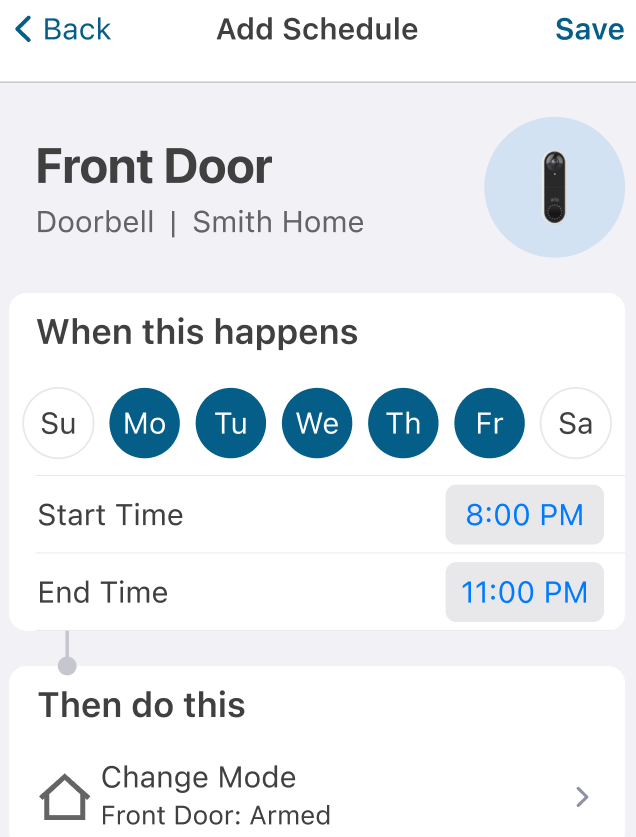 Tap Change Mode