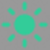Green Sun Icon Green Sun Icon
