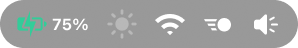 No sunlight, charging by power cable No sunlight, charging by power cable